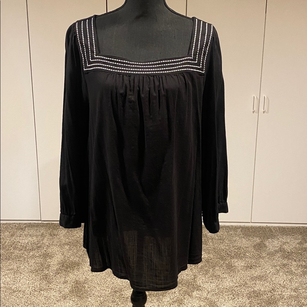 Old Navy Black Long Sleeve Top